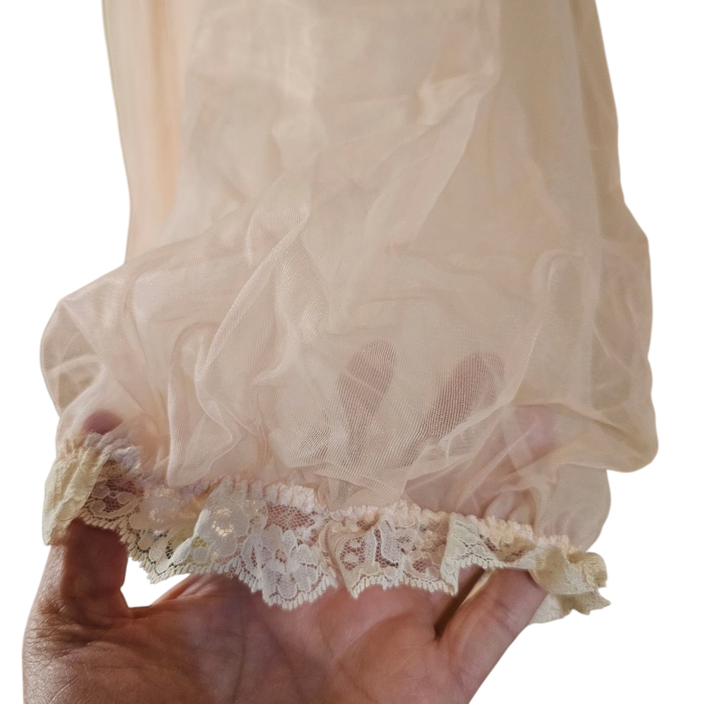 Vintage 50s/60s Light Pink Nightgown And Robe. Small - Picture 9 of 16